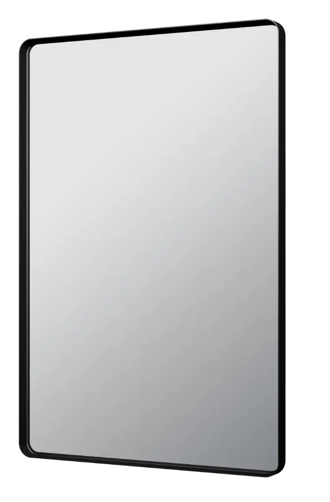 [55924] 450X900X35mm Matt Black Recta Framed Mirror
