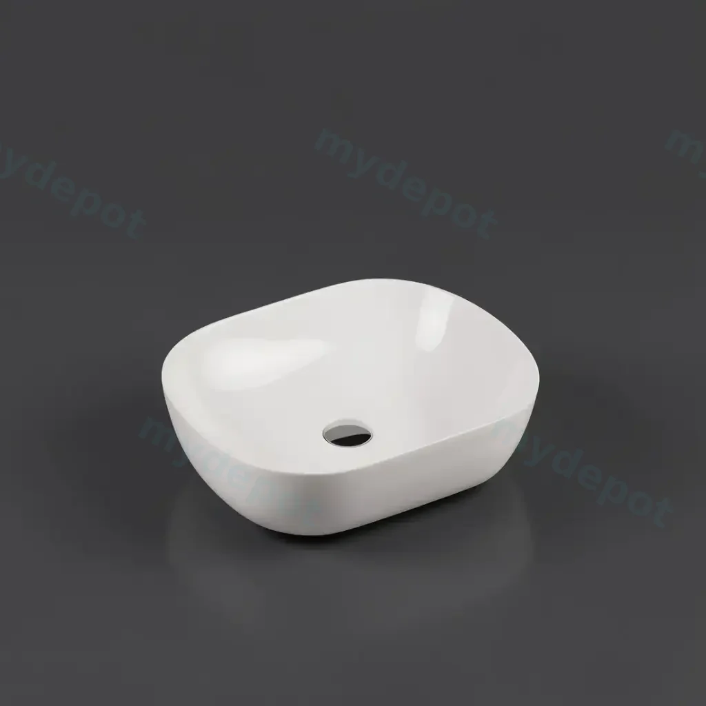 465*375*115mm Above Counter Oval Basin