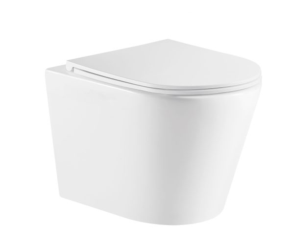 515*360*350mm Zara66 Wall-Hung Pan (Rimless) With Thick Uf Seat Cover