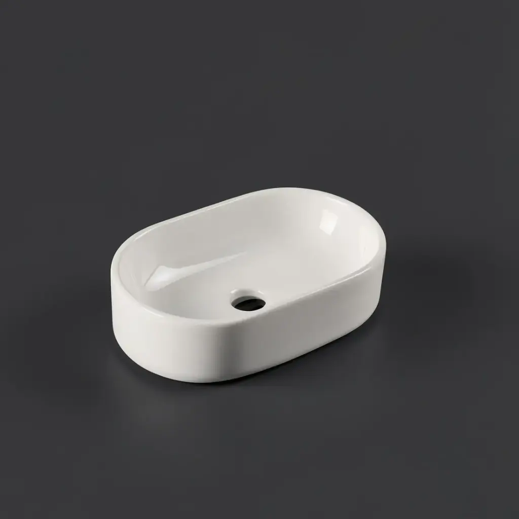 [50077] 520*330*130mm Above Counter Oval Basin