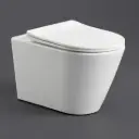 520*360*350mm Matte White Agena Tonardo Rimless Flush Wall-Hung Pan