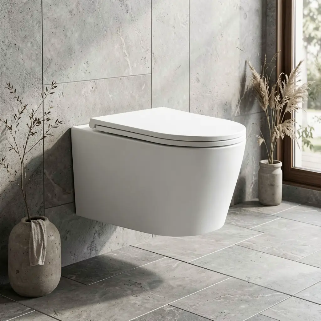 [56148] 540*365*400mm Agena Rimless Wall Hung Pan