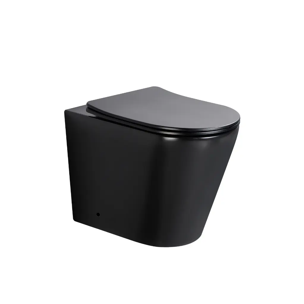 545*360*140mm Acadia R&T Inwall Floor Toilet Suite Tornado Rimless matte Back Wall Faced Floor Pan