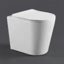 545*360*140mm Gloss White Acadia Tornado Rimless Wall Faced Floor Pan