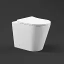 545*360*140mm Matte White Acadia Tornado Rimless Wall Faced Floor Pan