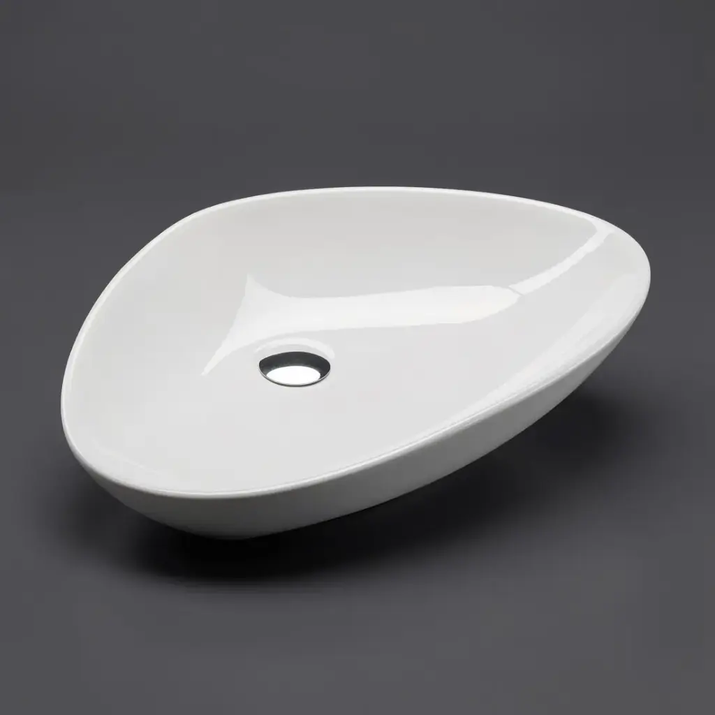 [50091] 590*390*130mm Above Counter Triangular Basin