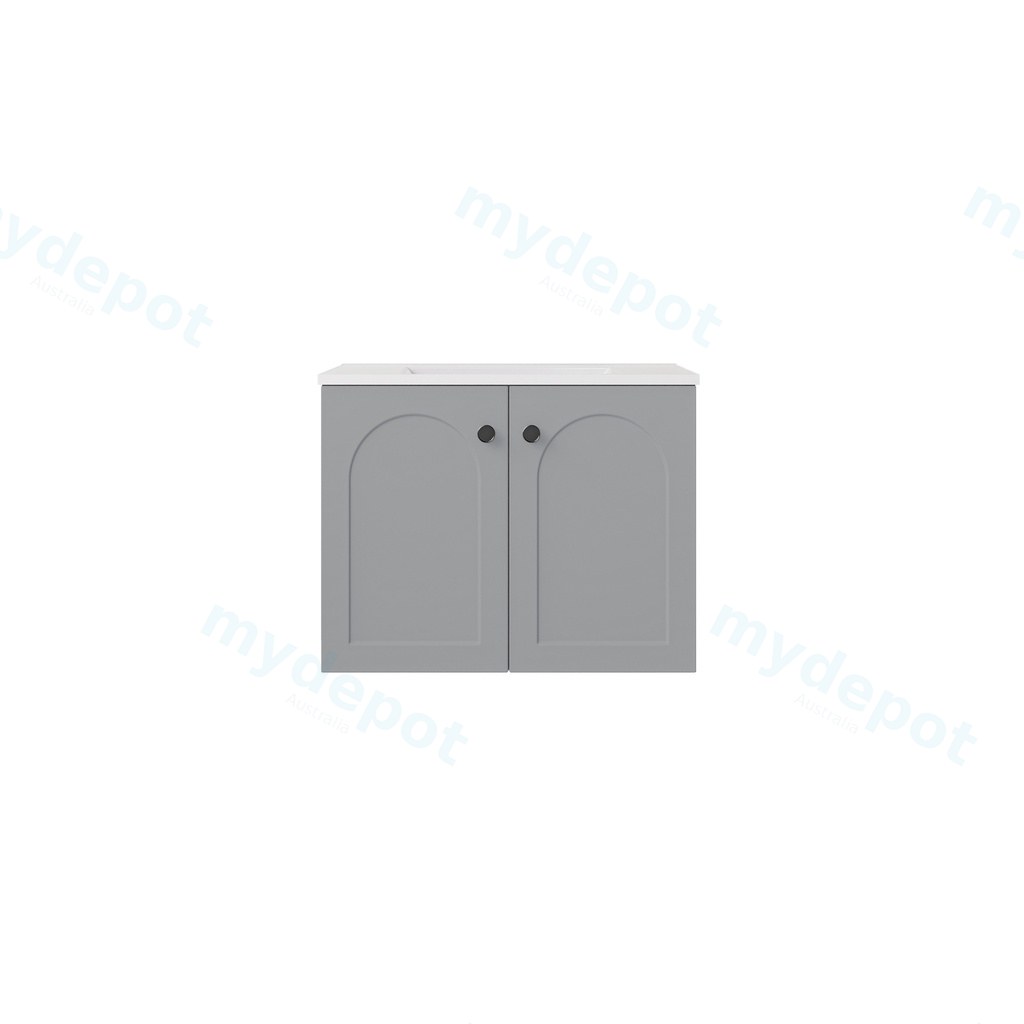 [56787] 590*455*470mm Matte Grey Chester Federation Wall Hung PVC Cabinet