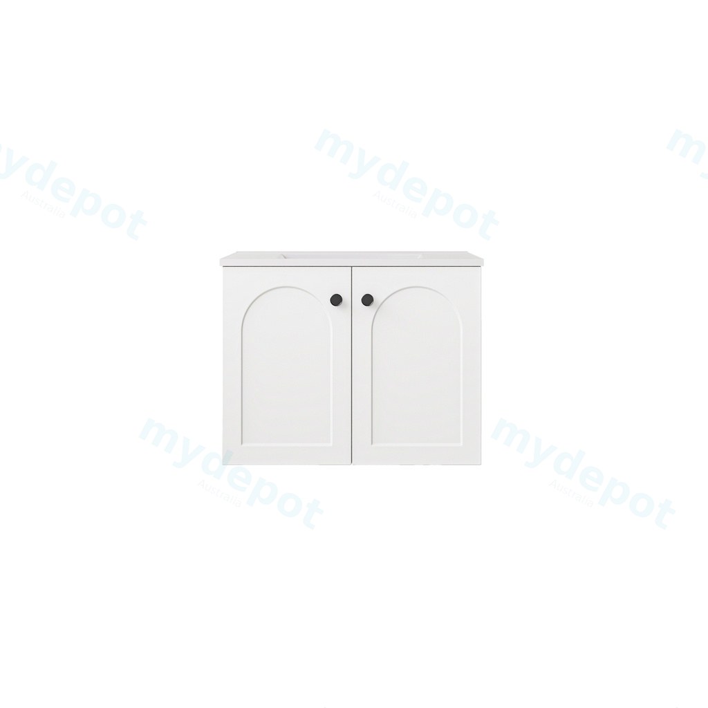 [56785] 590*455*470mm Matte White Chester Federation Wall Hung PVC Cabinet