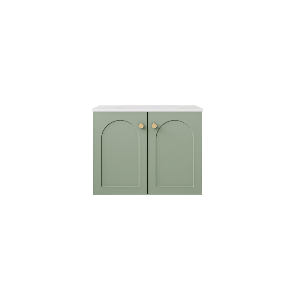 590*455*470mm Olive Green Chester Federation Wall Hung PVC Cabinet