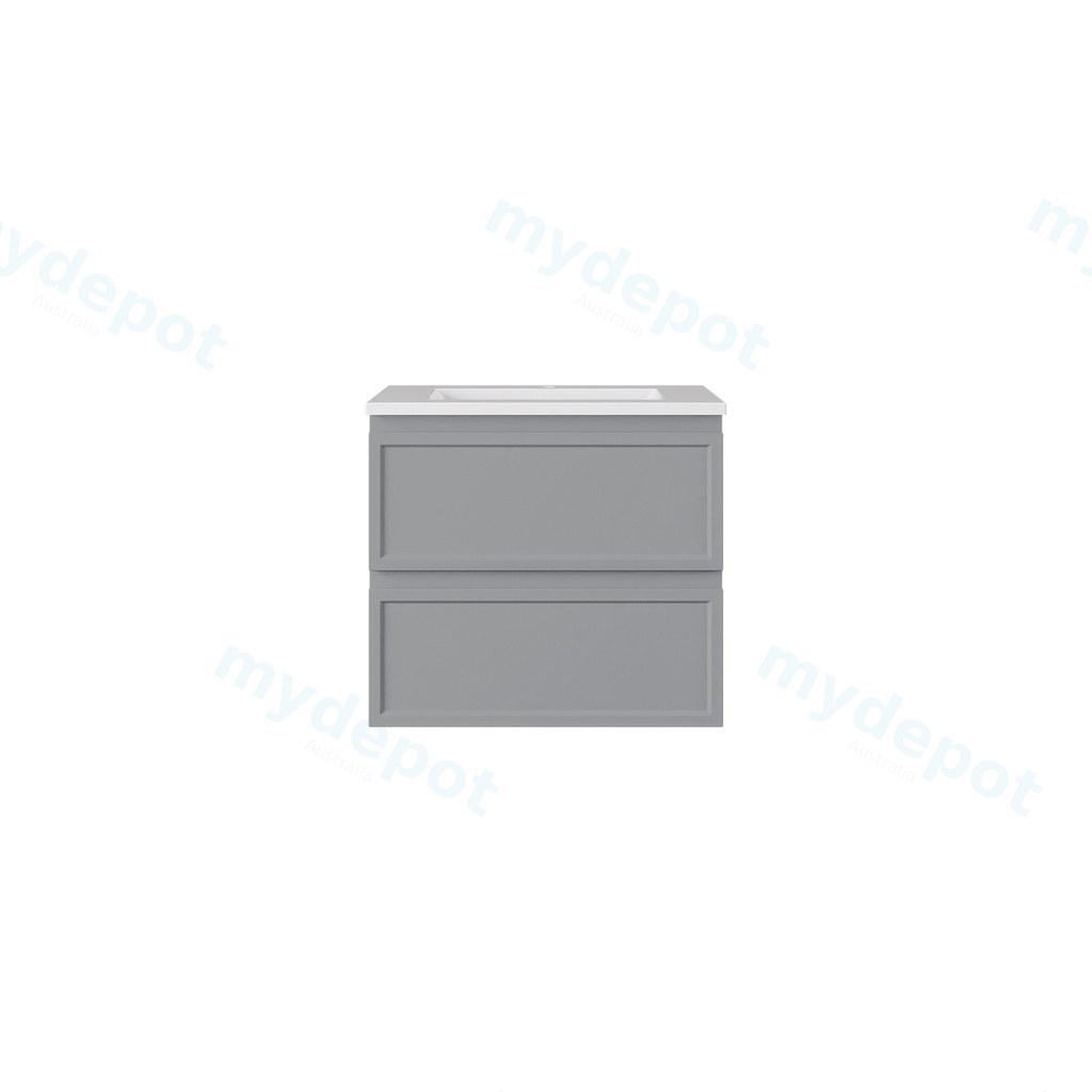 [56829] 590*455*500mm Matte Grey New Hamilton Federation Slim Wall Hung Cabinet