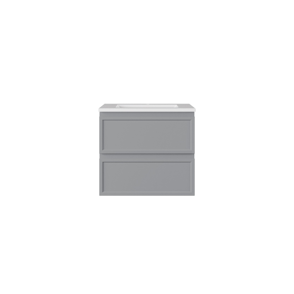 590*455*500mm Matte Grey New Hamilton Federation Slim Wall Hung Cabinet