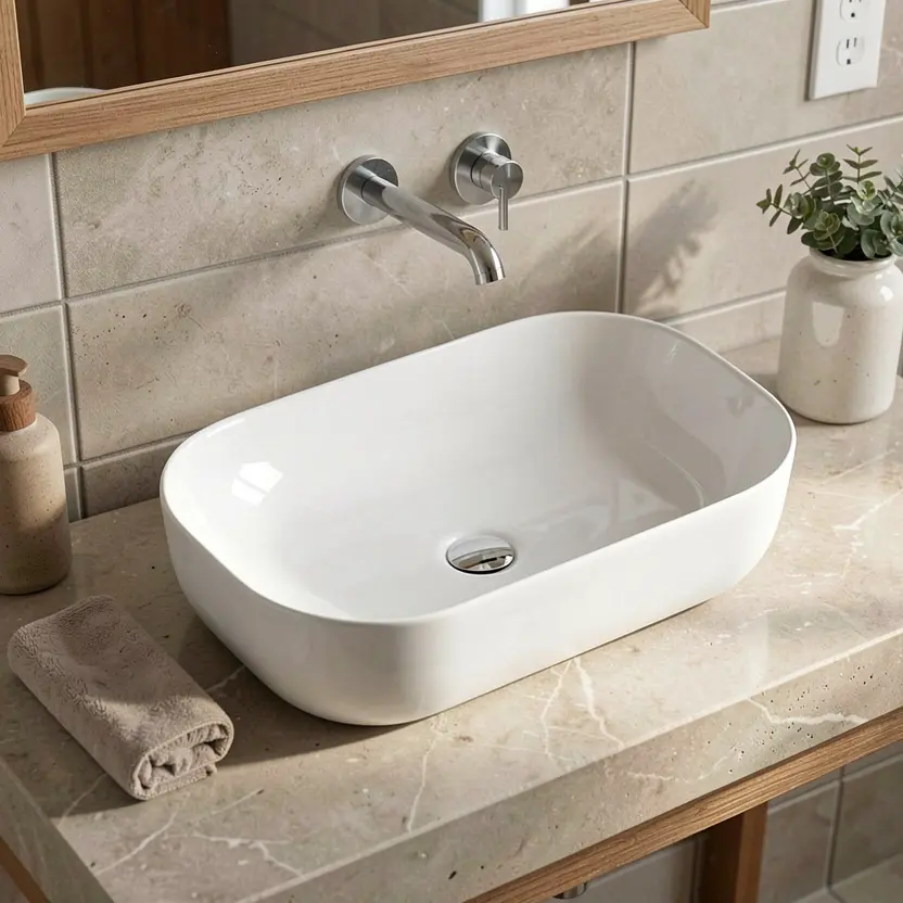 [50078] 600*400*145mm Above Counter Oval Basin