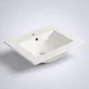 600L*460D*180HMM NANA GLOSS WHITE THIN EDGE CERAMIC TOP