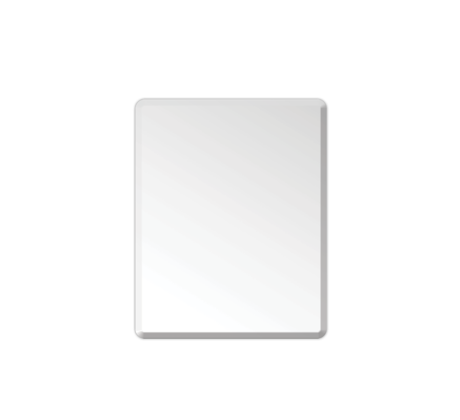 600X750X5mm Recta Bevel Edge Mirror