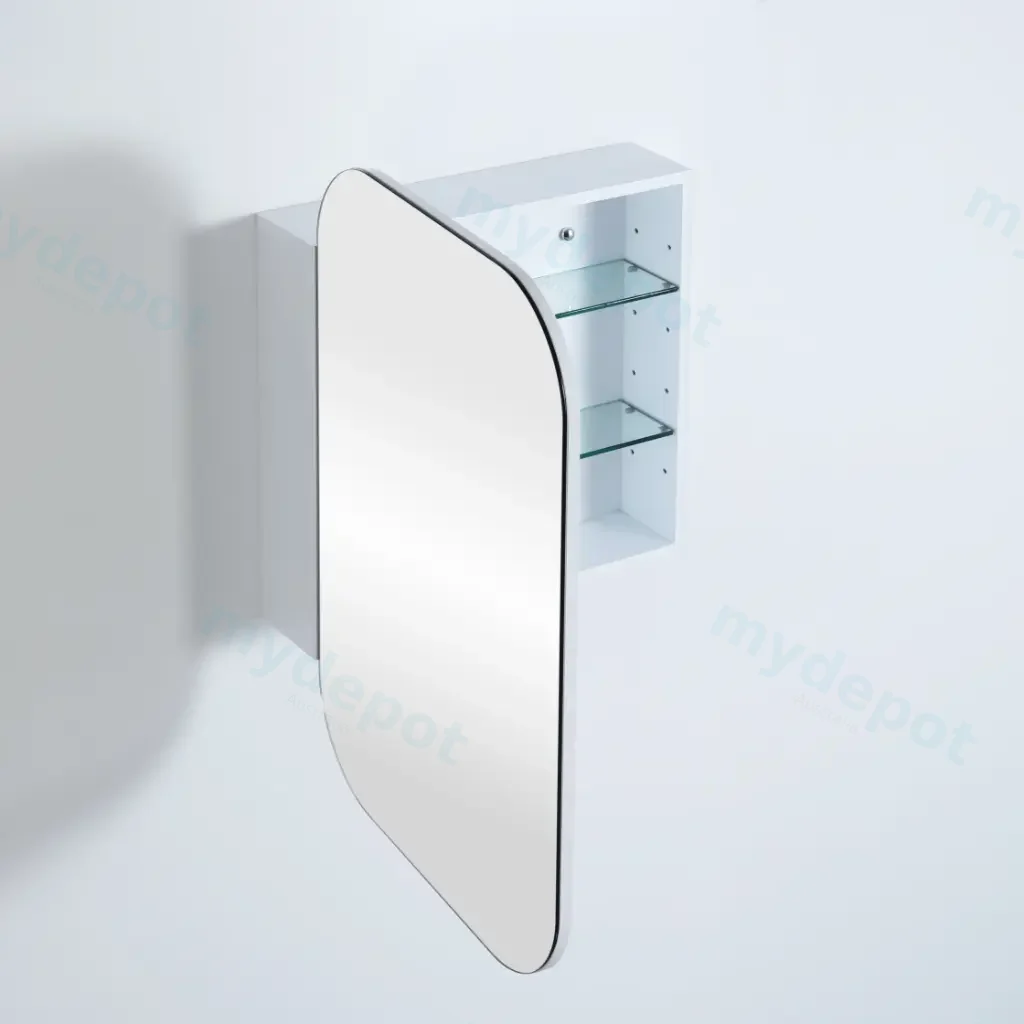 [55962] 600X900X150mm Matte White Allison Shaving Cabinet