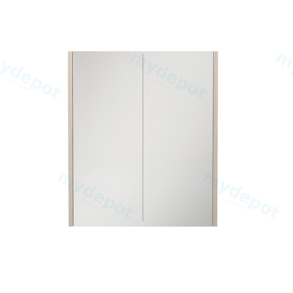 [55655] 600×720×150mm Coastal Oak Camden Pencil Edge Shaving Cabinet