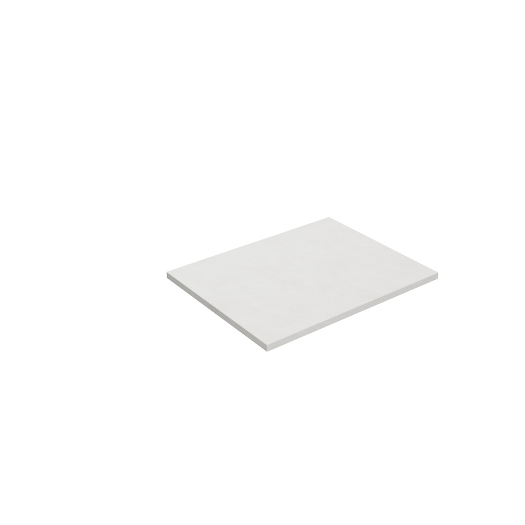 [56098] 605X465X12mm Matte White Solid Surface Blanco Stone Top