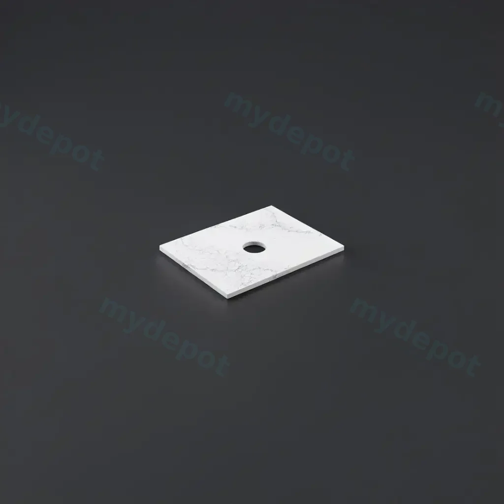 605X465X20mm Calacatta White (WG486) Zero Silica Engineer Stone Top