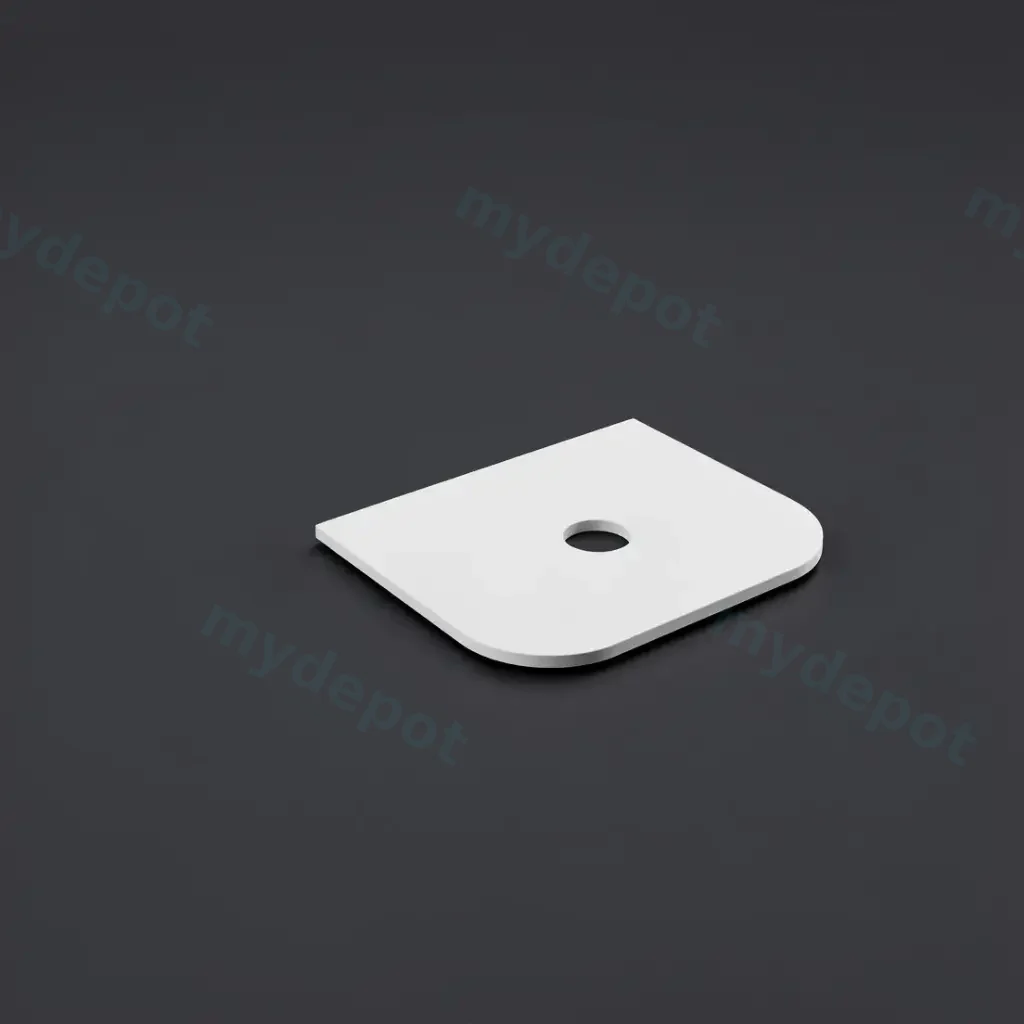 [56416] 605X505X20mm Blanco White(WG034) Zero Silica Engineer Curve Stone Top