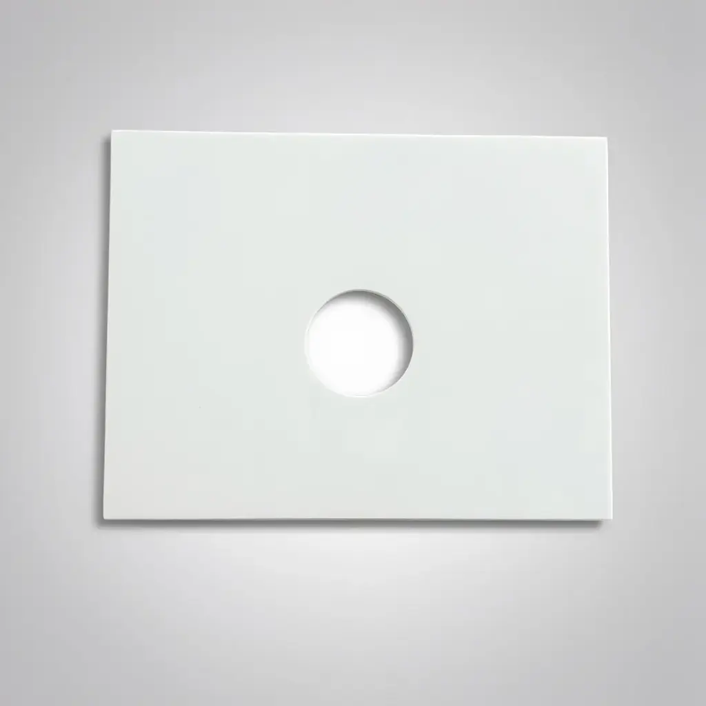 [50698] 605x465x15mm Luna White Zero Silica Quartz Square Corner Stone Top