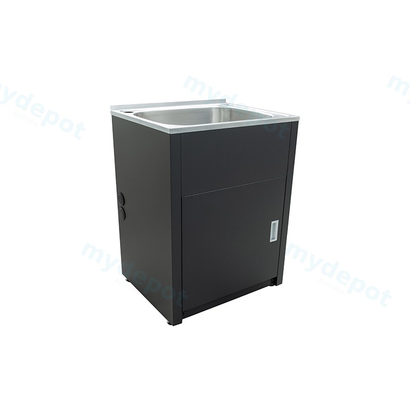 [55867] 610Wx510Dx870Hmm 46 Litre Laundry Tub & Cabinet