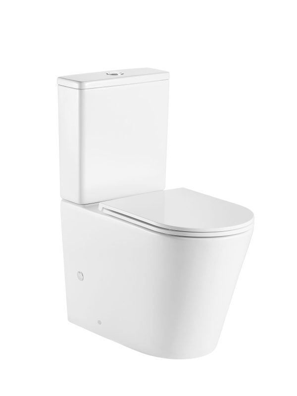 [50354] 665*370*845mm Vera Back To Wall Toilet Suite (Tornado) With Slim Uf Seat Cover