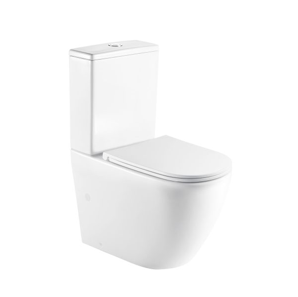 665*380*845mm Norton Matt White Back To Wall Toilet Suite