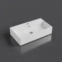 720*380*155mm Wall Hung Rectangular Basin With Mixer Hole