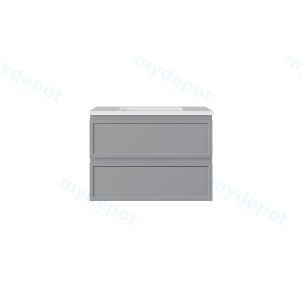 [56832] 740*455*500mm Matte Grey New Hamilton Federation Slim Wall Hung Cabinet