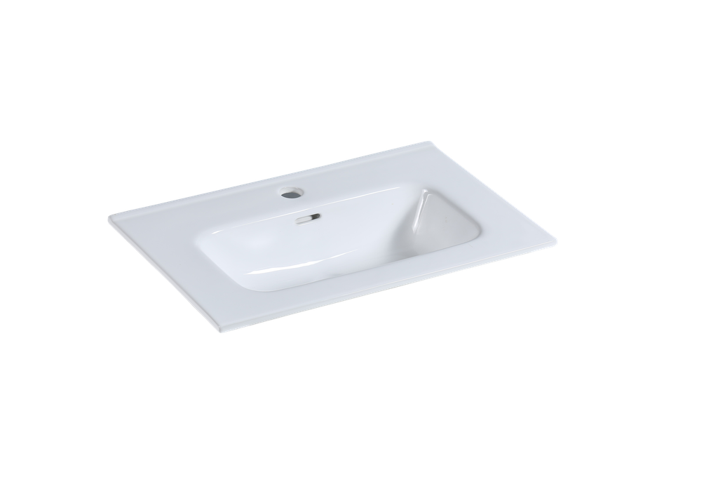 750*460*165mm Ora Basin Thin Edge Ceramic Top