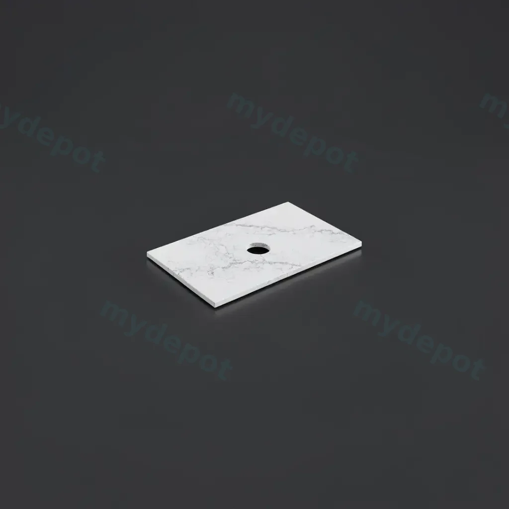 755X465X20mm Calacatta White (WG486) Zero Silica Engineer Stone Top