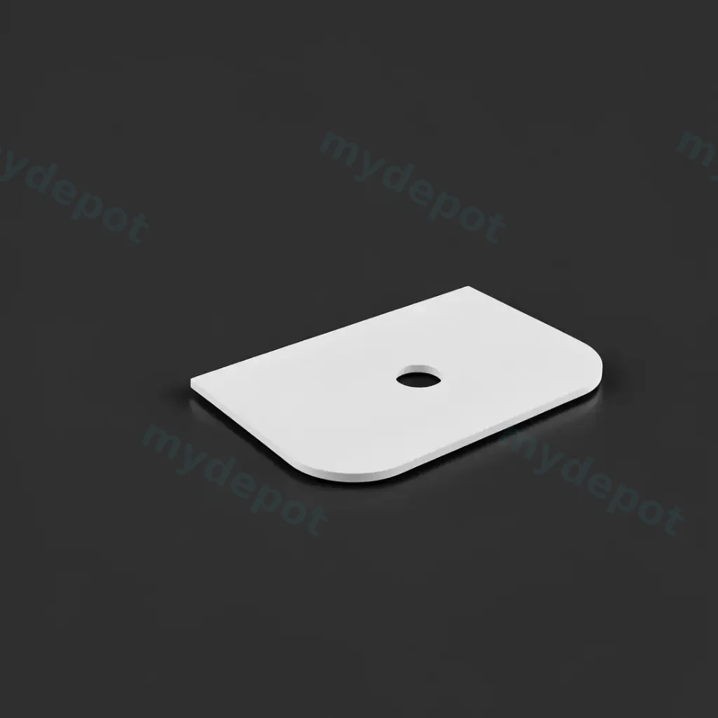 [56417] 755X505X20mm Blanco White(WG034) Zero Silica Engineer Curve Stone Top