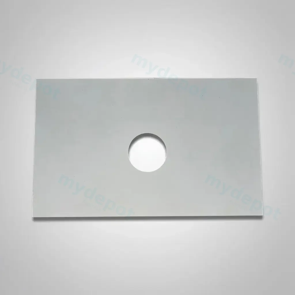 755x465x15mm Luna White Zero Silica Quartz Square Corner Stone Top