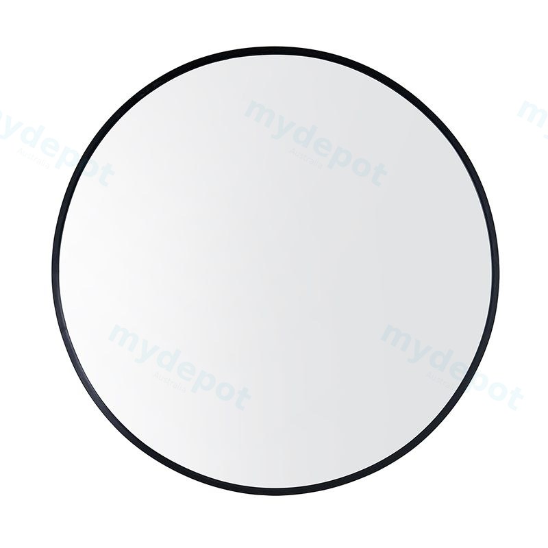 [40594] 800*40mm Round Black Mirror