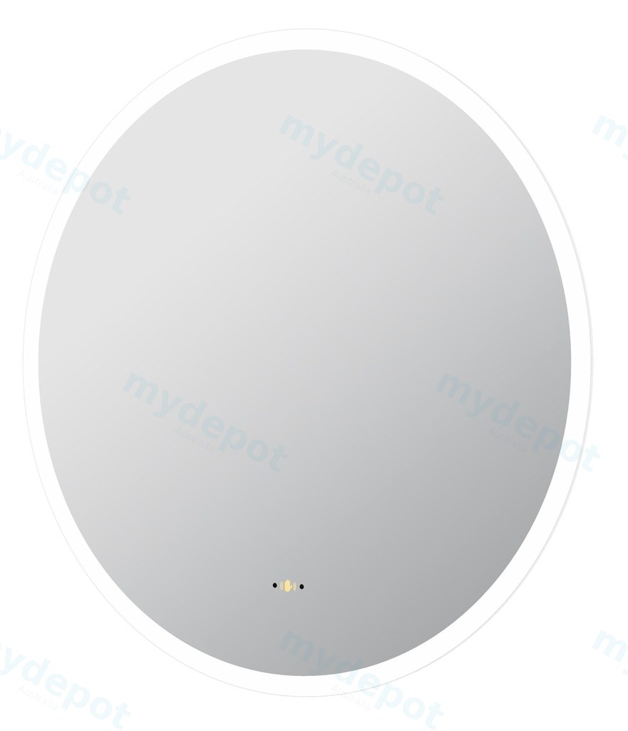 800*800mm Orbis LED Back Lit Mirror With Acrylic Strip