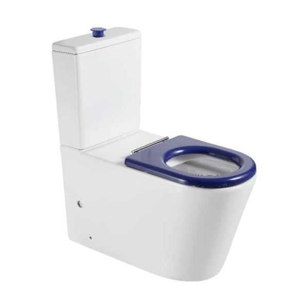 810*860*365mm Pani Care Toilet Pan (Rimless) With Slim Duraplas Seat Cover