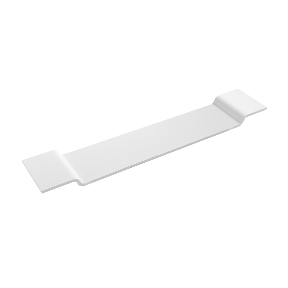 [55653] 850X160X42mm Matt White Chasey Bathtub Tray