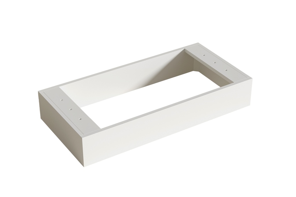 [56690] 890X340X150 Matte White Kickboard