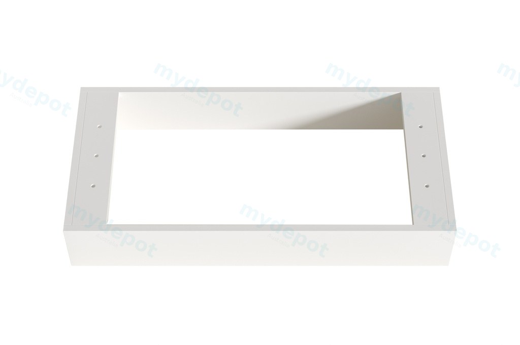 [56685] 890X435X150 Matte White Kickboard