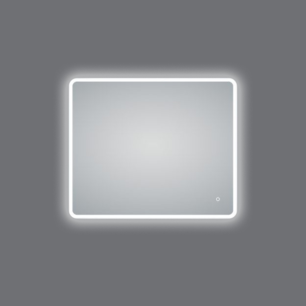 900*750mm Frosted Edge 3 Color Lighting Backlit Acrylic LED Mirror Touch Sensor Switch Defogger Pad Wall Mounted Vertical or Horizontal