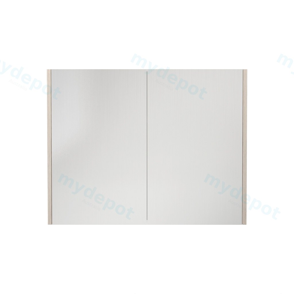 [55657] 900×720×150mm Coastal Oak Camden Pencil Edge Shaving Cabinet