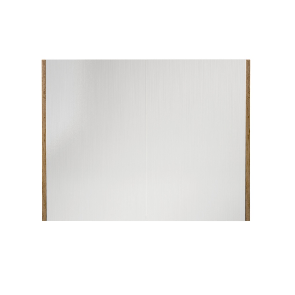 900×720×150mm Prime Oak Camden Pencil Edge Shaving Cabinet