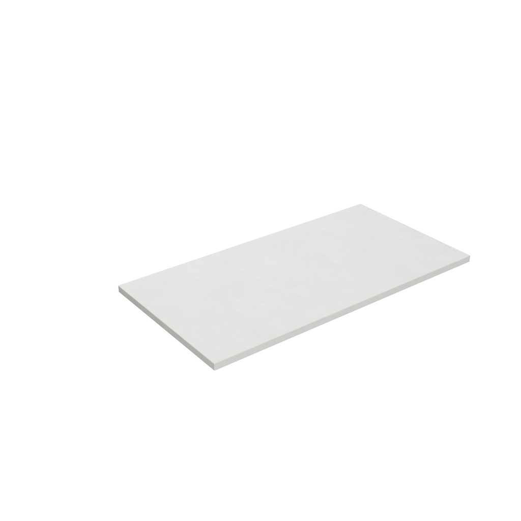 [56100] 905X465X12mm Matte White Solid Surface Blanco Stone Top