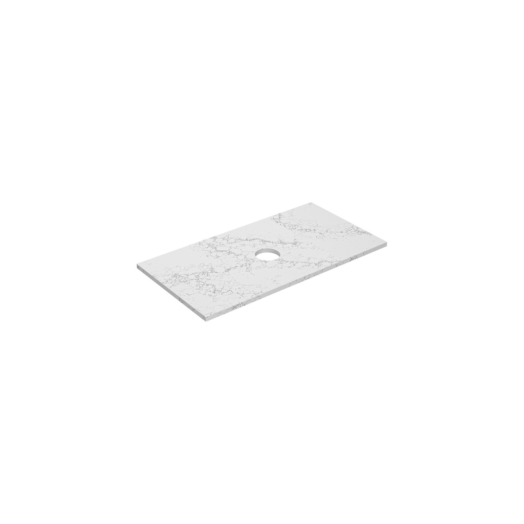 905X465X20mm Calacatta White (WG486) Zero Silica Engineer Stone Top