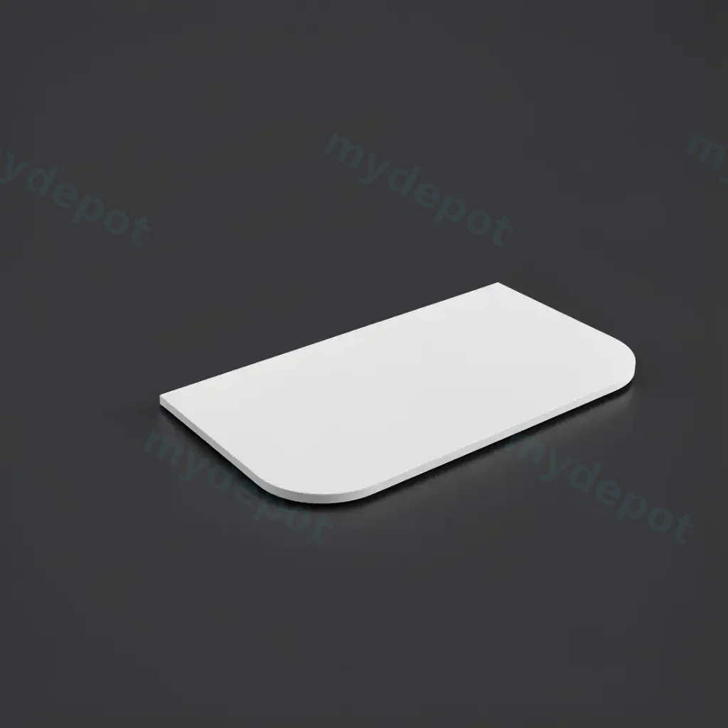 905X505X20mm Blanco White(WG034) Zero Silica Engineer Curve Stone Top Top