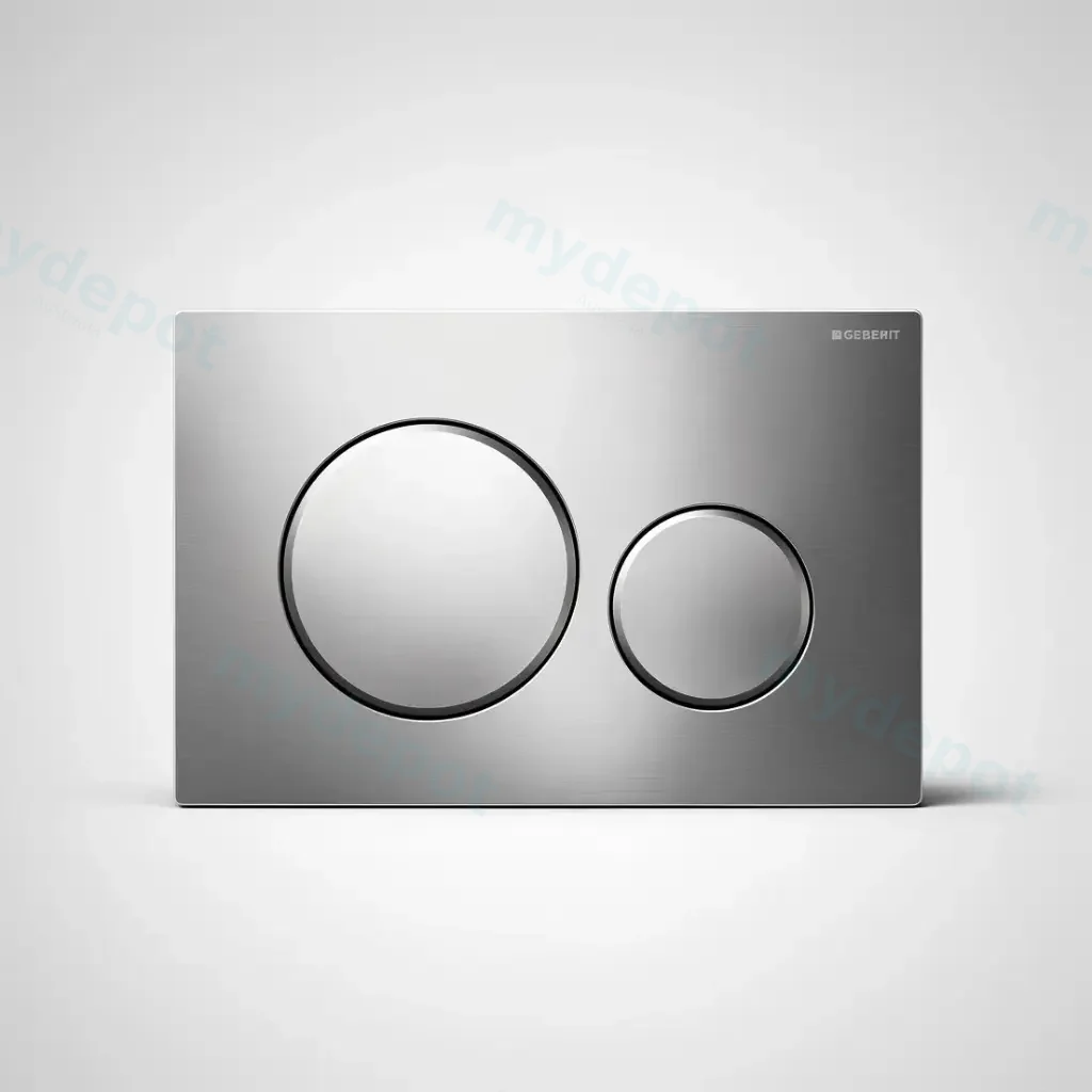 [56191] ABS Chrome/Matt/ Chrome Round Push Button 115.882.Kh.1