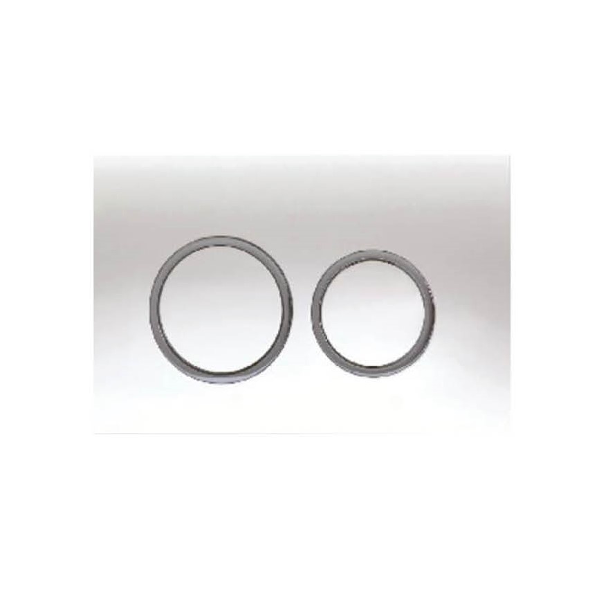 ABS Round Push Plate Chrome