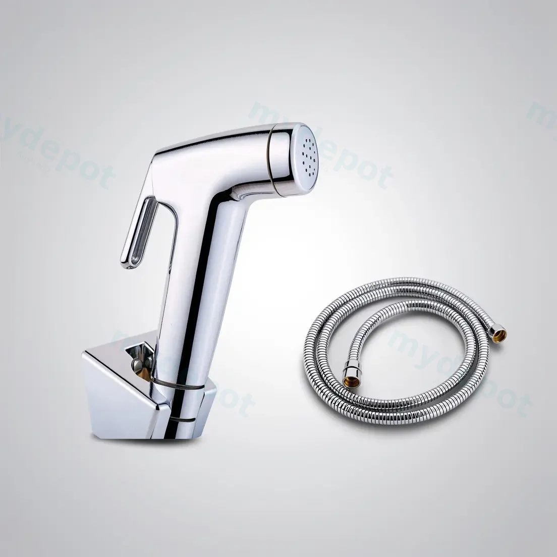 [40427] ABS Round Toilet Bidet Spray Kit with Stainless Steel Hose