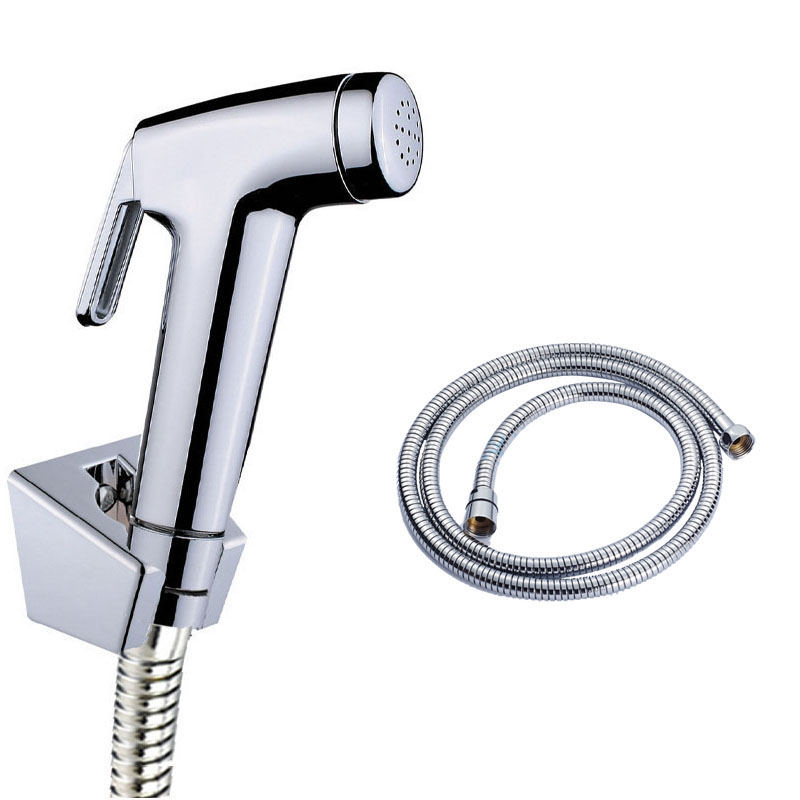 ABS Round Toilet Bidet Spray Kit with Stainless Steel Hose