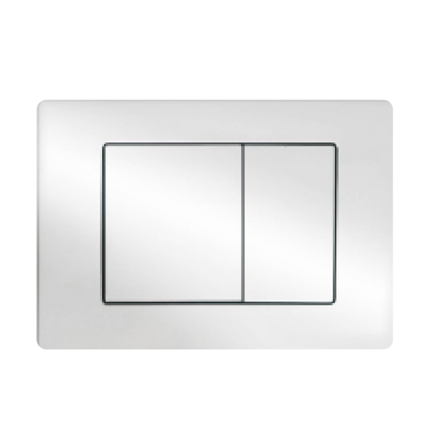 ABS Square Push Plate Chrome